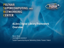 dLibra Digital Library Framework Overview