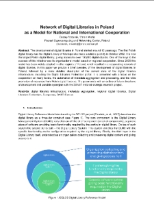 Network of Digital Libraries in Poland as a Model for National and International Cooperation