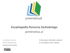 Encyklopedia Pomorza Zachodniego. pomeranica.pl